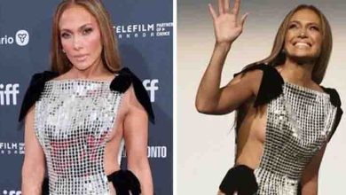 Photo of Cruel fans label Jennifer Lopez ‘worst dressed’ as she wears disco ball outfit at 2024 Toronto Film Festival